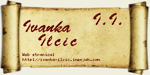 Ivanka Ilčić vizit kartica